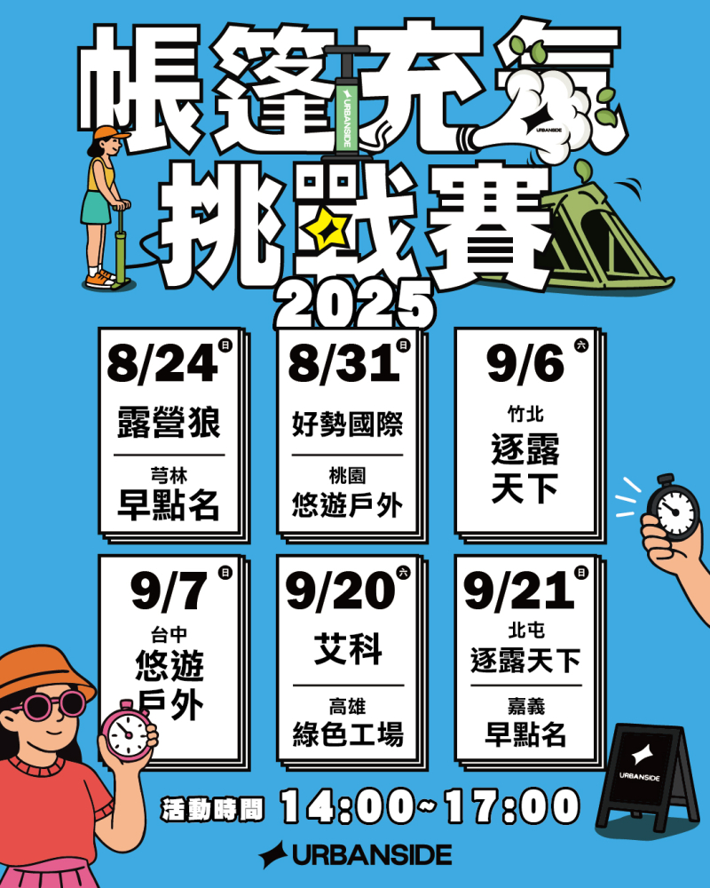帳篷充氣挑戰賽