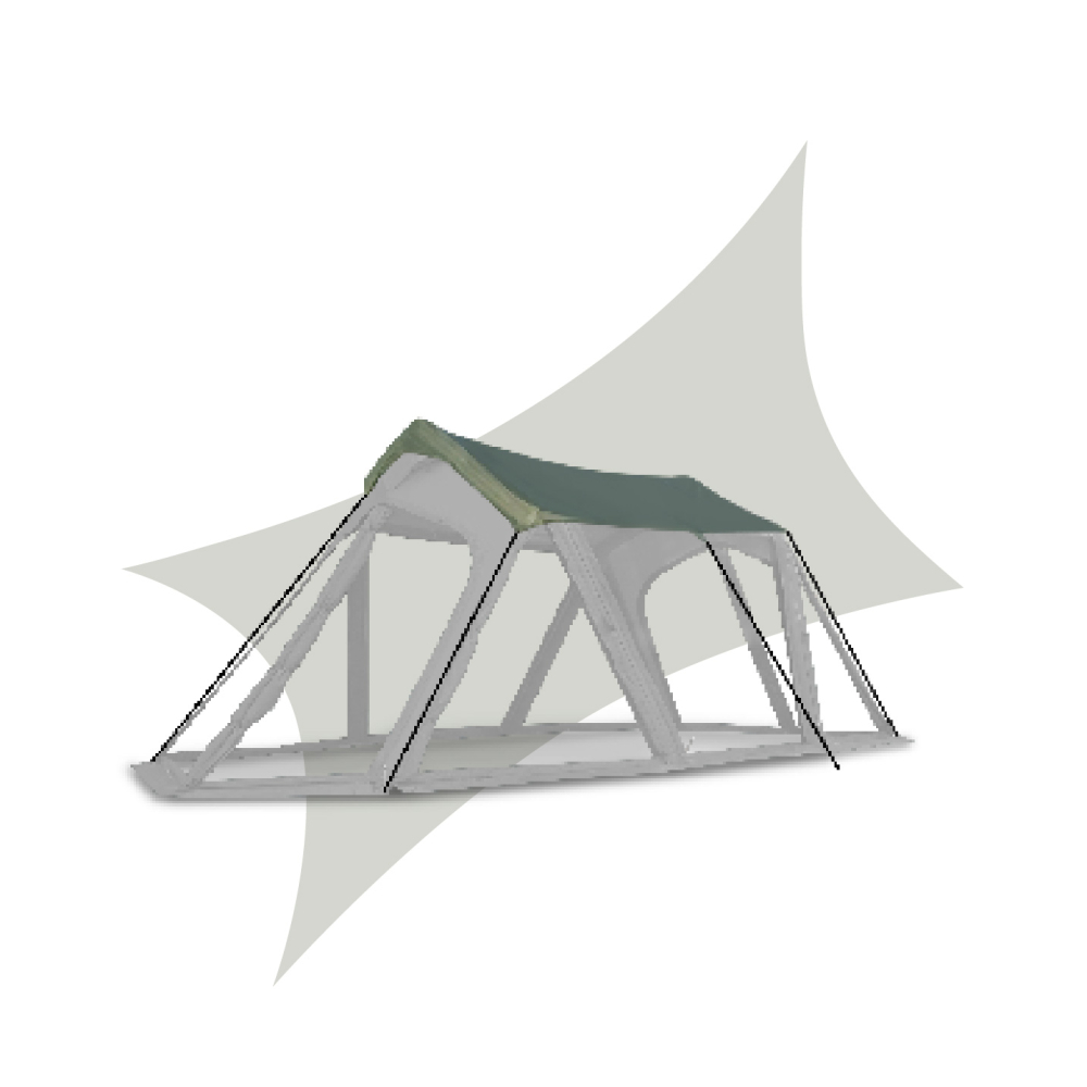 URBANSIDE EASY CABIN 卡比充氣帳頂布