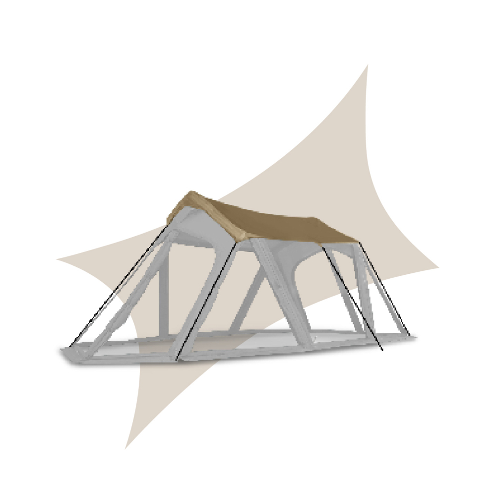 URBANSIDE EASY CABIN 卡比充氣帳頂布