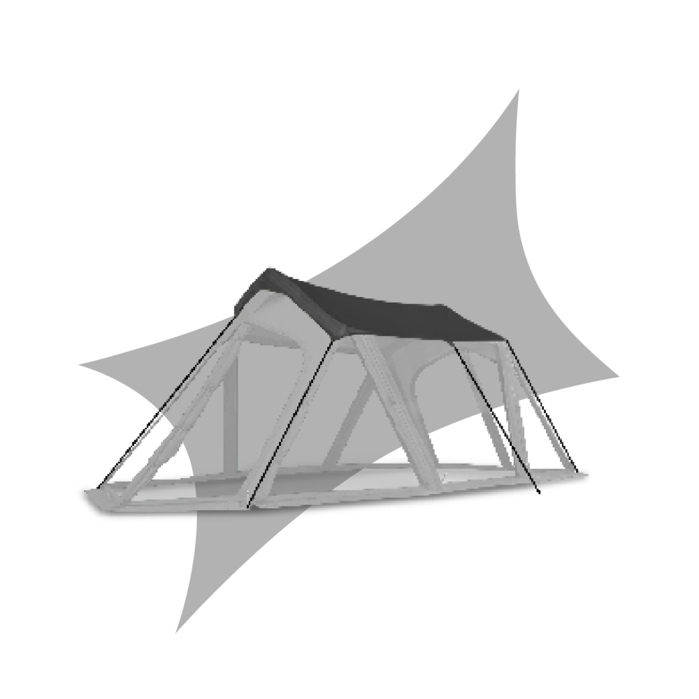 URBANSIDE EASY CABIN 卡比充氣帳頂布