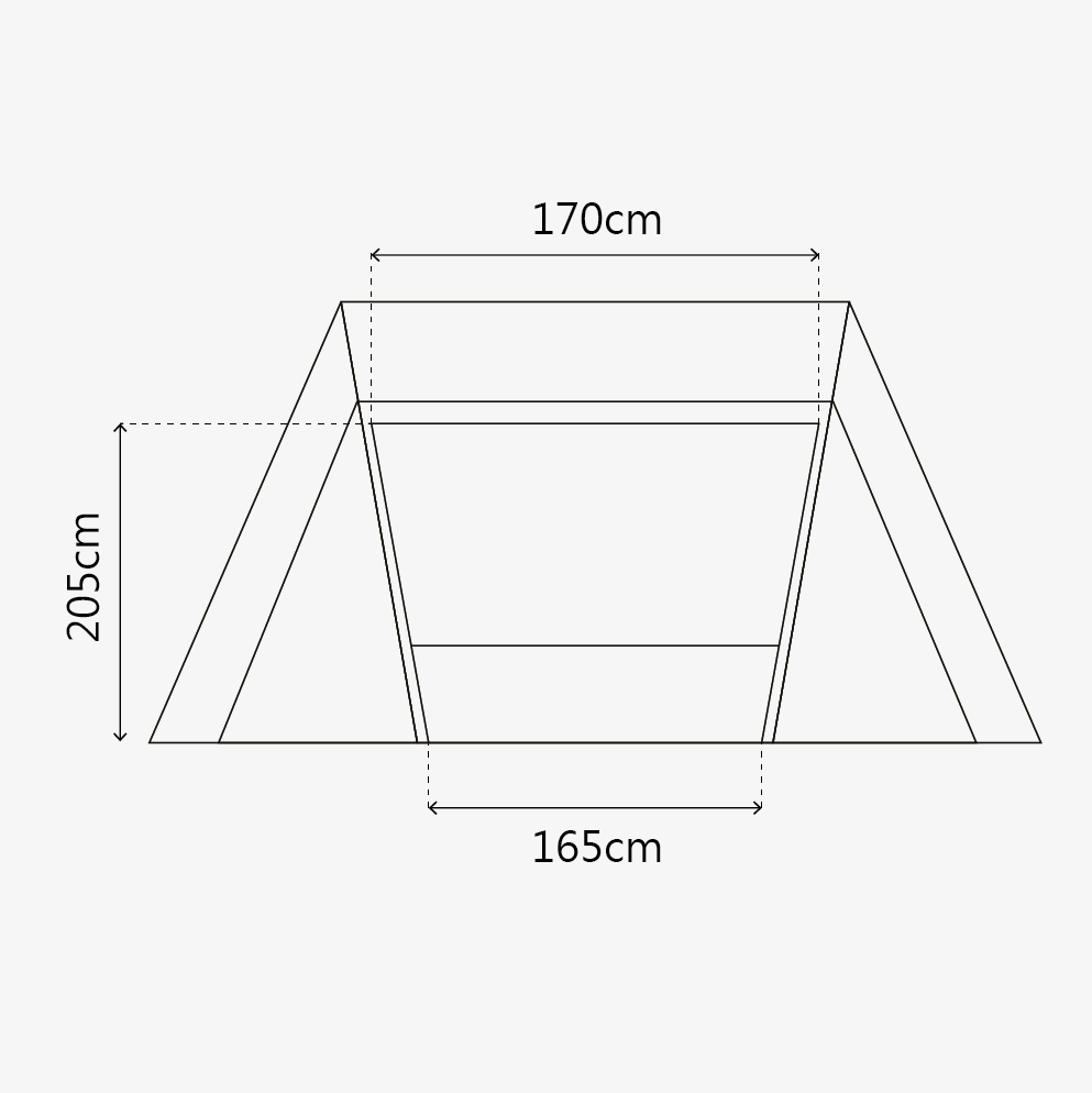 URBANSIDE EASY CABIN MINI 卡比MINI充氣帳側門TPU掛窗
